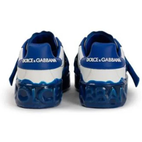 DG WHITE LEATHER LOW TOP - Picture 2 of 6